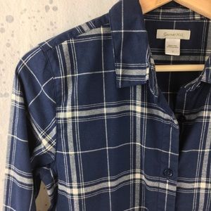 Garnet Hill Plaid Flannel Tunic